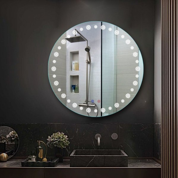 DP321D Round Dia 60cm Led Bathroom Mirror