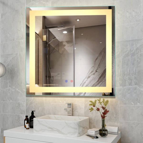 DP324-A 36''*36'' Rectangular Led Bathroom Mirror