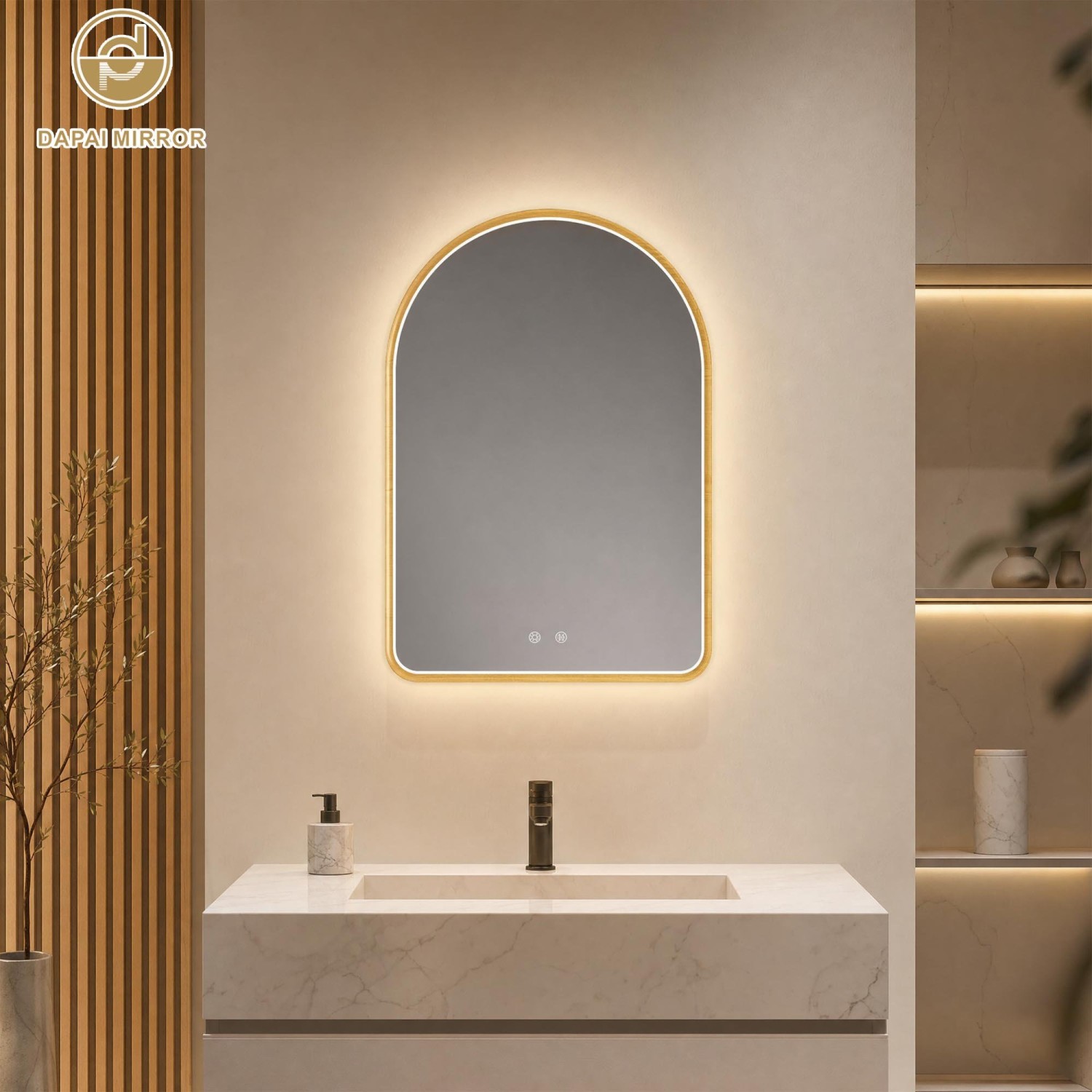 Arched Led Bathroom Mirror
