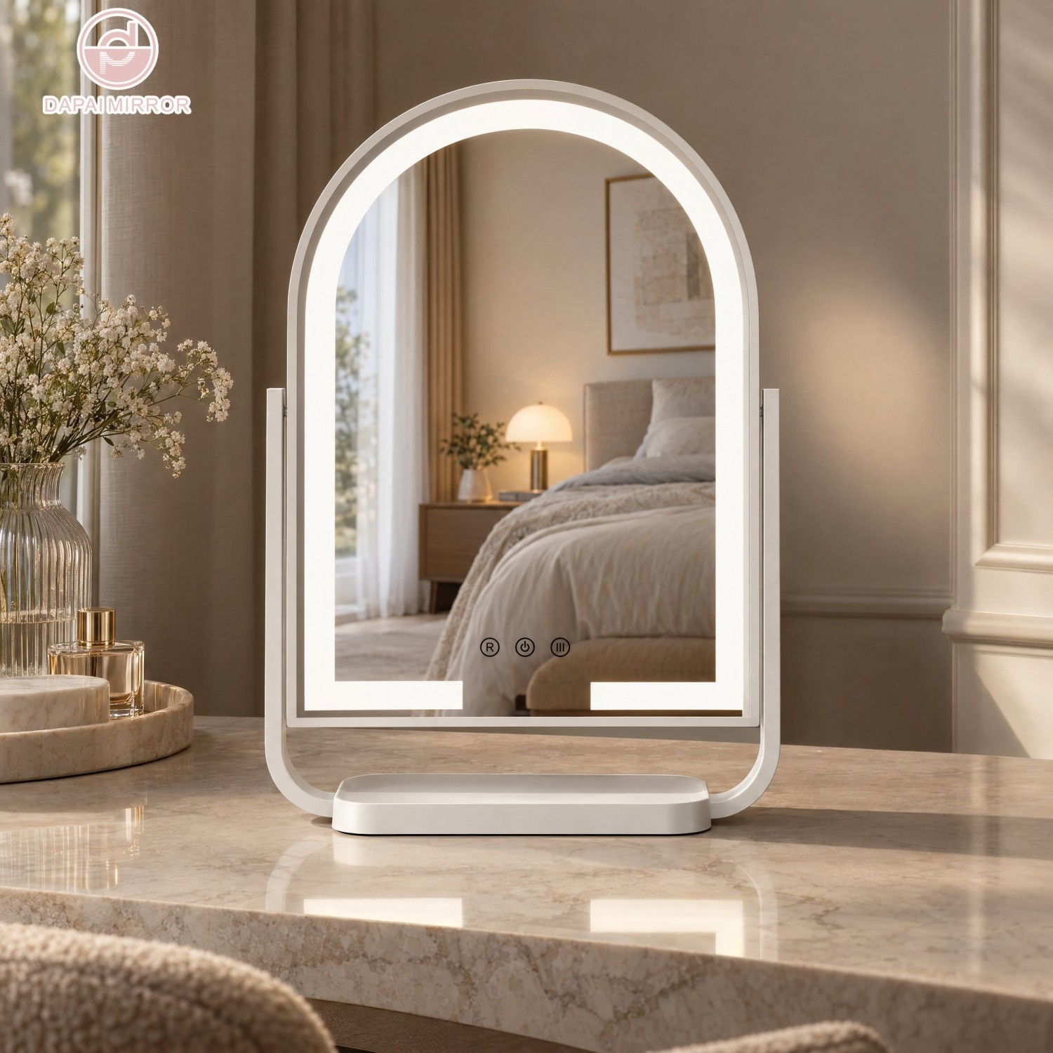 Arched LED Vanity Mirror