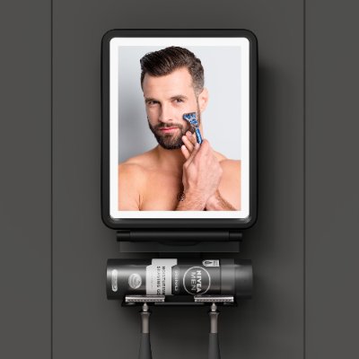 Led Shaving Mirror With Light