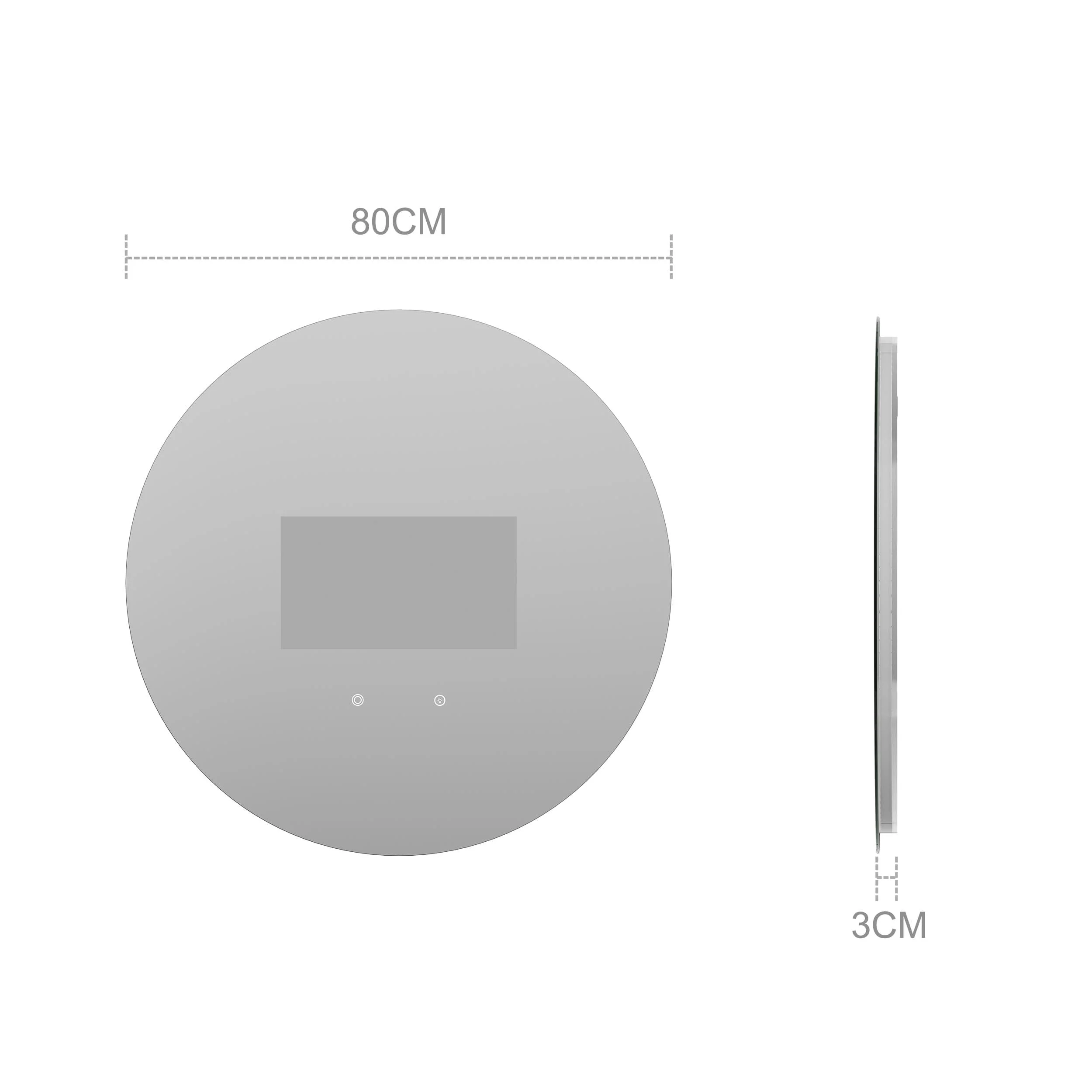 Tv Bathroom Mirror