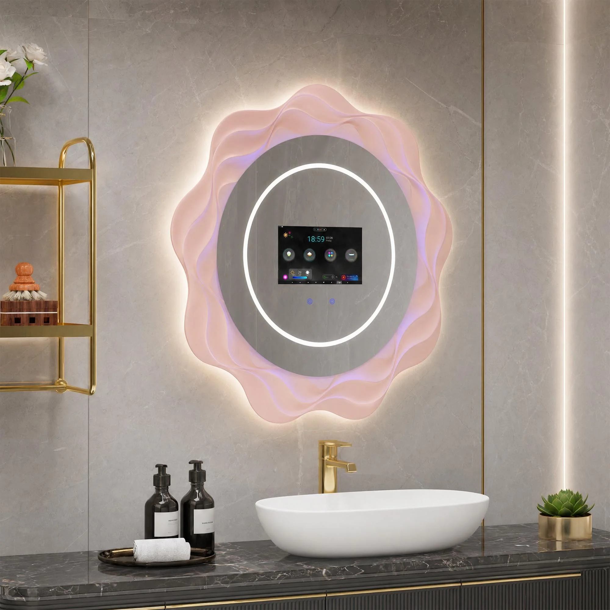 AI TV Bathroom Mirror