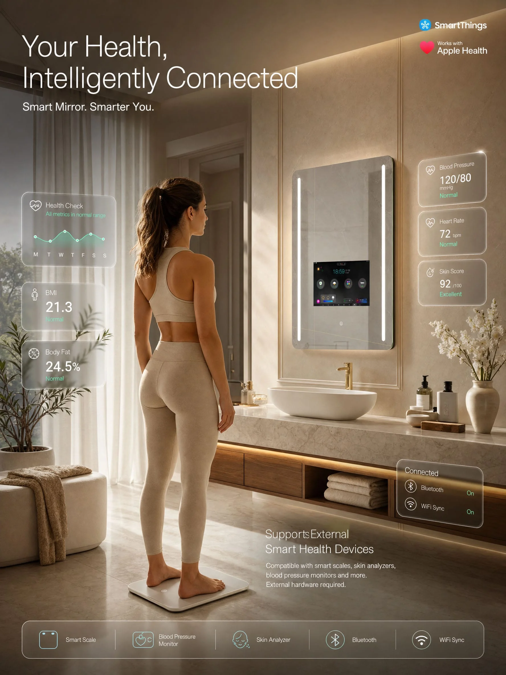 Tv Bathroom Mirror