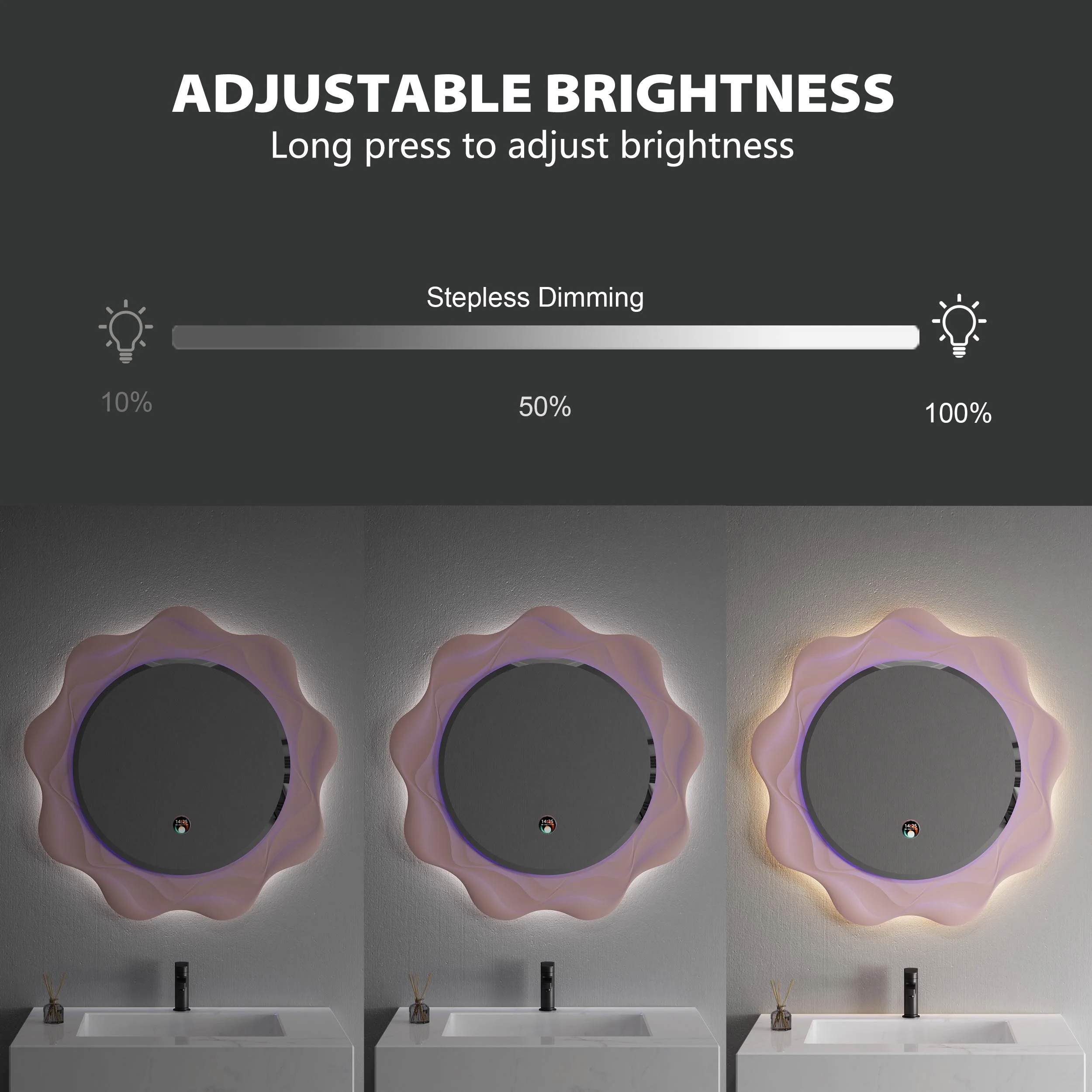 Irregular Bathroom Mirror